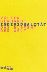 cover of the book Individualitat. Das Element der Welt