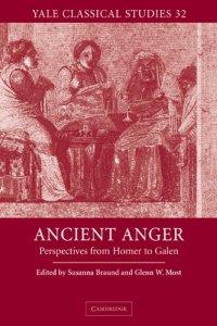 cover of the book Ancient Anger: Perspectives from Homer to Galen