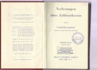 cover of the book Vorlesungen Uber Zahlentheorie  Band 1