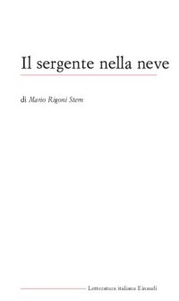 cover of the book Il sergente nella neve