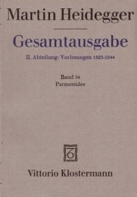 cover of the book Parmenides (Wintersemester 1942/43)