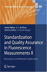 cover of the book Standardization and Quality Assurance in Fluorescence Measurements II: Bioanalytical and Biomedical Applications