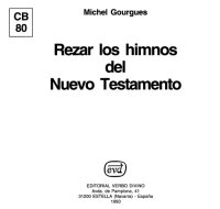 cover of the book Rezar los Himnos del Nuevo Testamento