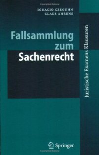 cover of the book Fallsammlung zum Sachenrecht