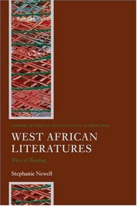 cover of the book West African Literatures: Ways of Reading (Oxford Studies in Postcolonial Literature)