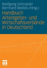 cover of the book Handbuch Arbeitgeber- und Wirtschaftsverbande in Deutschland