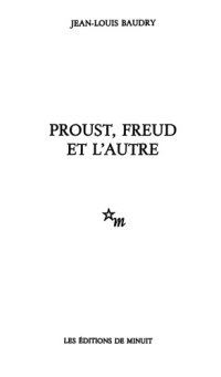 cover of the book Proust, Freud et l'autre (L'Ecrit du temps)