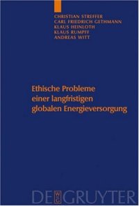 cover of the book Ethische Probleme einer Langfristigen Globalen Energieversorgung