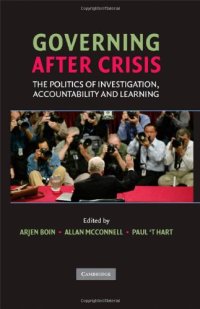 cover of the book Governing after Crisis: The Politics of Investigation, Accountability and Learning