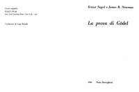 cover of the book La prova di Godel