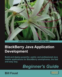 cover of the book BlackBerry Java Application Development: Beginner's Guide