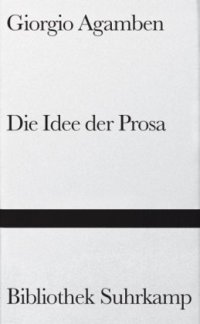 cover of the book Idee der Prosa