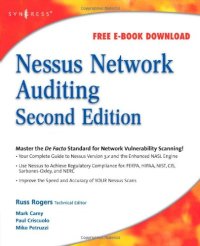 cover of the book Nessus Network Auditing, Second Edition