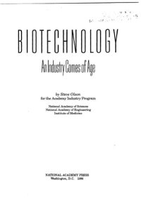 cover of the book Biotechnology: An Industry Comes of Age