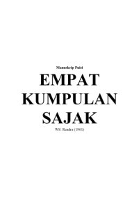 cover of the book Empat Kumpulan Sajak