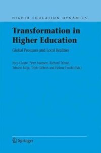 cover of the book Transformation in Higher Education: Global Pressures and Local Realities (Higher Education Dynamics)