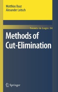 cover of the book Methods of Cut-Elimination
