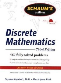 cover of the book Schaum's Outline of Discrete Mathematics, Revised Third Edition (Schaum's Outline Series)