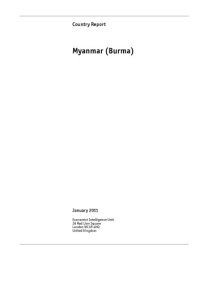 cover of the book The Economist Intelligence Unit Country Report (Myanmar) January 2011