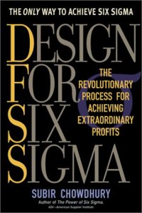 cover of the book Design for Six Sigma (2002)