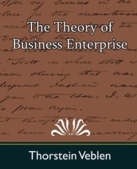 cover of the book The Theory of Business Enterprise