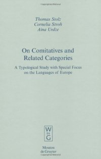 cover of the book On Comitatives and Related Categories: A Typological Study with Special Focus on the Languages of Europe