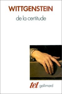 cover of the book De la certitude