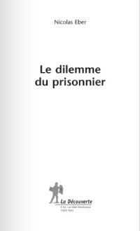 cover of the book Le dilemme du prisonnier