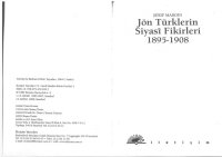 cover of the book Jon Turklerin Siyasi Fikirleri: 1895 - 1908