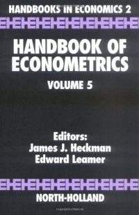 cover of the book Handbook of Econometrics, Volume 5