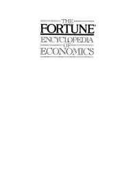 cover of the book The Fortune Encyclopedia of Economics