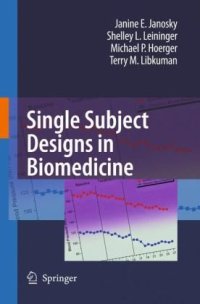 cover of the book Single Subject Designs in Biomedicine