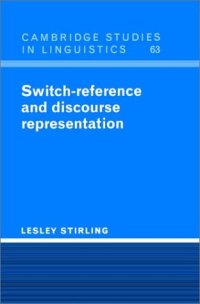 cover of the book Switch-Reference and Discourse Representation