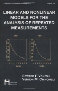 cover of the book Linear and Nonlinear Models for the Analysis of Repeated Measurements