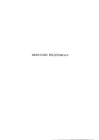 cover of the book Bernstein polynomials