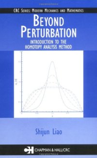 cover of the book Beyond perturbation: introduction to the homotopy analysis method