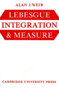 cover of the book Lebesgue integration and measure