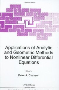 cover of the book Applications of analytic and geometric methods to nonlinear differential equations Proc. Exeter