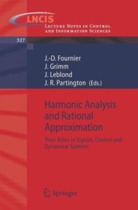 cover of the book Harmonic analysis and rational approximation: their roles in signals, control and dynamical systems