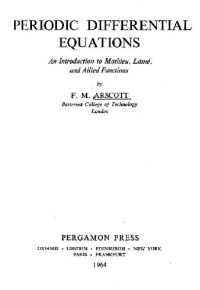 cover of the book Periodic differential equations