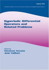 cover of the book Hyperbolic differential operators and related problems