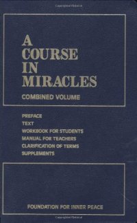 cover of the book A Course in Miracles