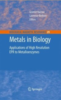 cover of the book Metals in Biology: Applications of High-Resolution EPR to Metalloenzymes