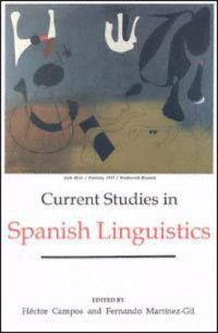 cover of the book Current Studies in Spanish Linguistics