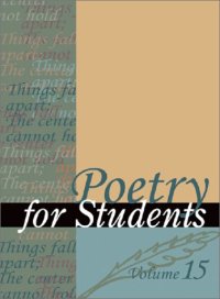 cover of the book Poetry for Students: Presenting Analysis, Context, and Criticism on Commonly Studied Poetry, vol. 15