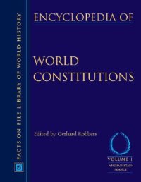 cover of the book Encyclopedia of World Constitutions