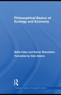 cover of the book Philosophical Foundation of Ecological Economics