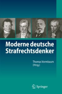 cover of the book Moderne deutsche Strafrechtsdenker