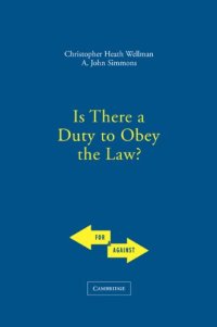 cover of the book Is There a Duty to Obey the Law?