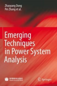 cover of the book Emerging Techniques in Power System Analysis